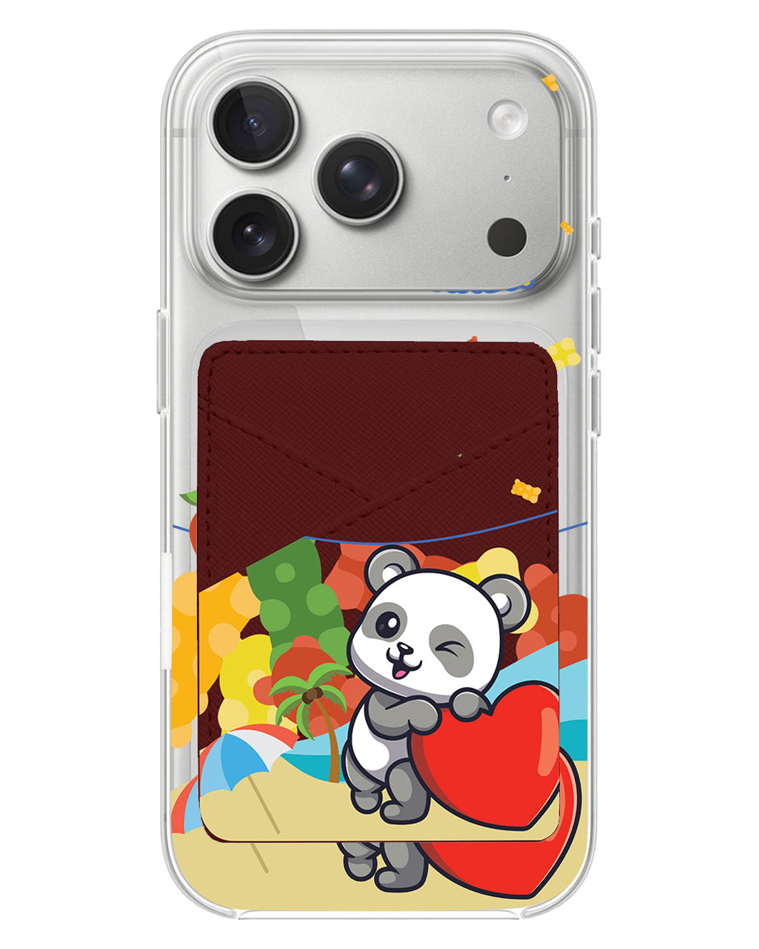 iPhone Phone Wallet Case - Yipi Baby Panda