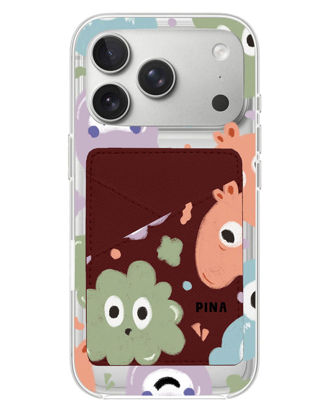 iPhone Phone Wallet Case - Cute Monster 2