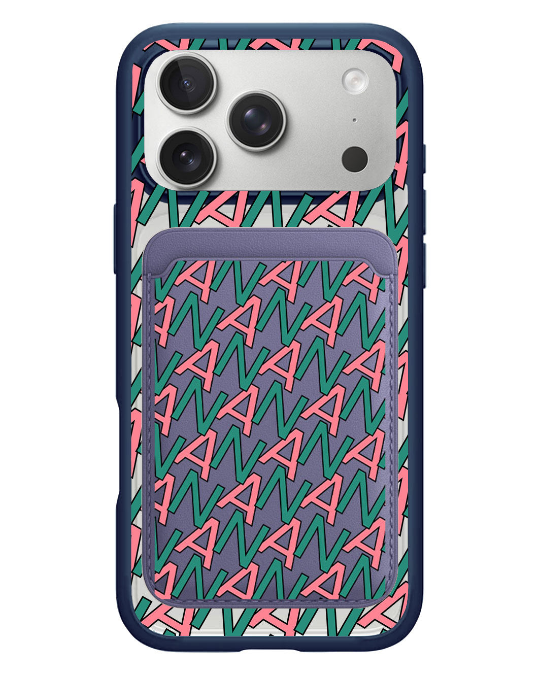 iPhone Magnetic Wallet Case - Initial Monogram 7.0
