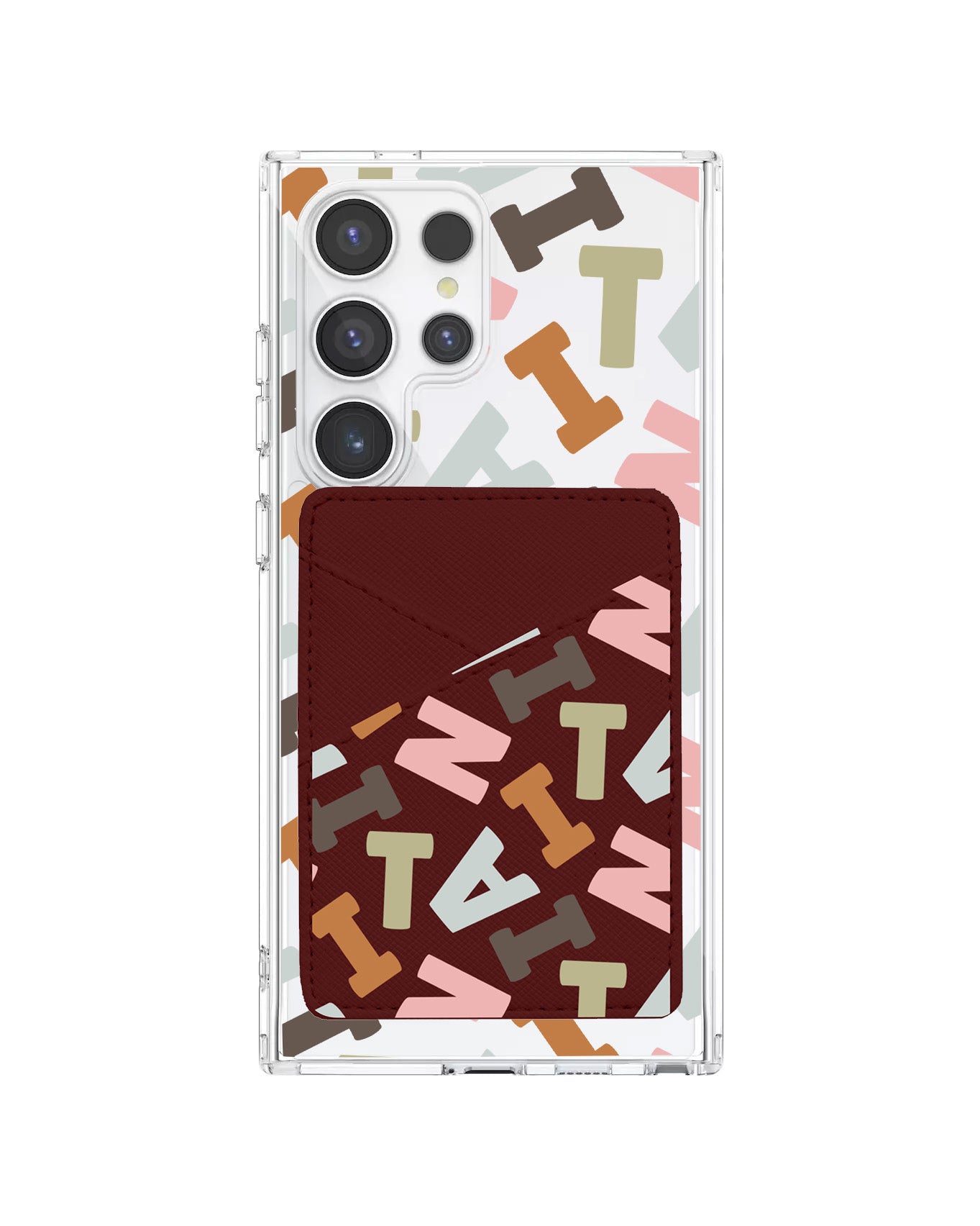 Android Phone Wallet Case - Scattered Monogram 4.0