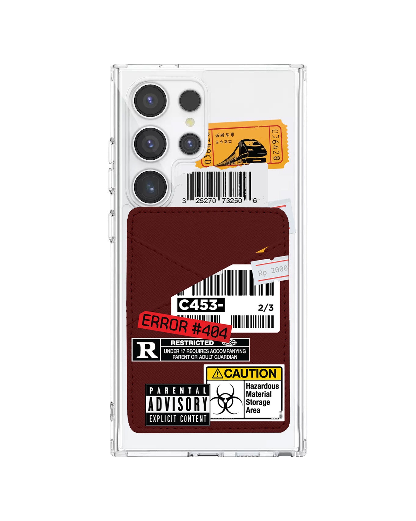 Android Phone Wallet Case - Label Sticker Pack