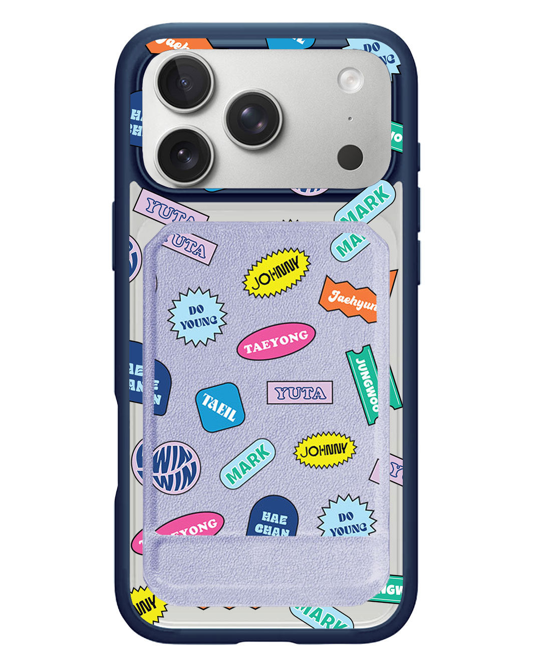 iPhone Magnetic Multifold Wallet - NCT127 Squad