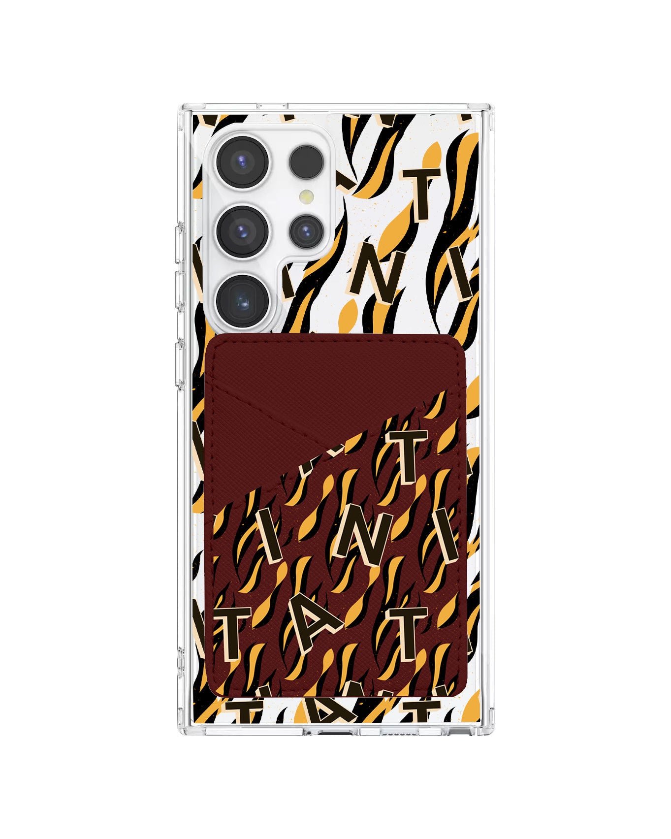 Android Phone Wallet Case - Tiger Monogram 1.0