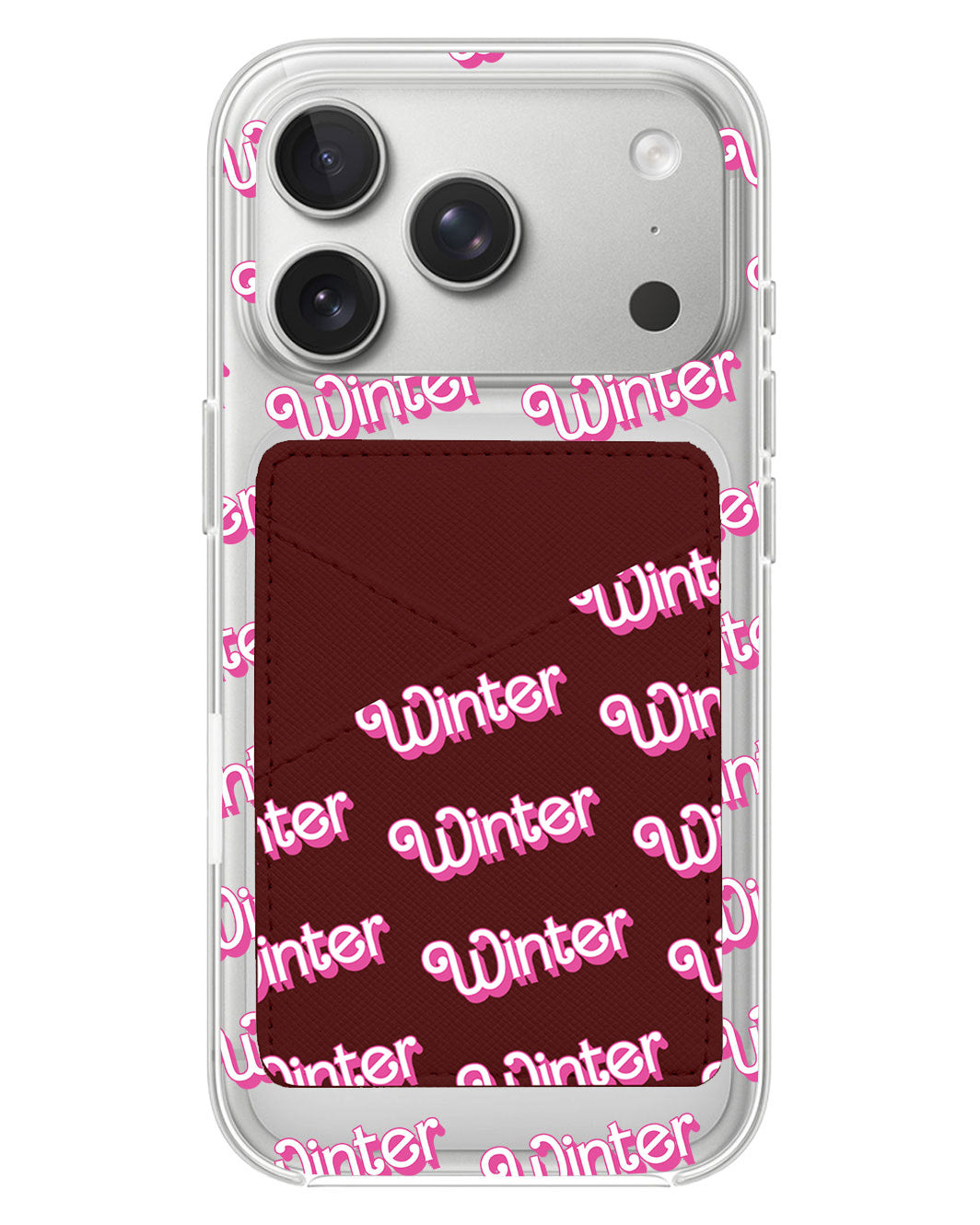 iPhone Phone Wallet Case - Barbie Monogram