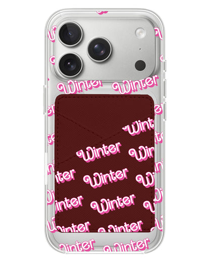 iPhone Phone Wallet Case - Barbie Monogram