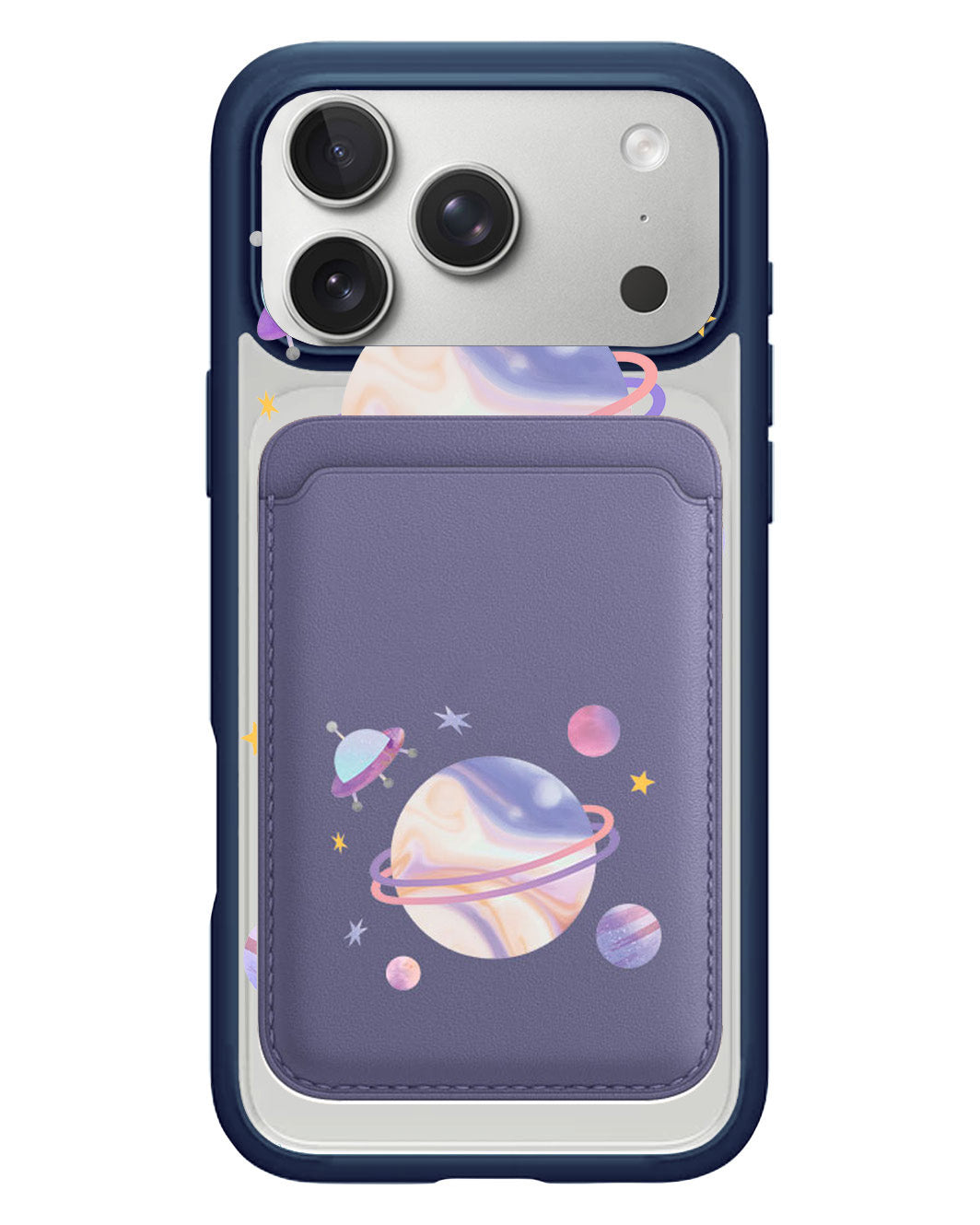 iPhone Magnetic Wallet Case - My Universe