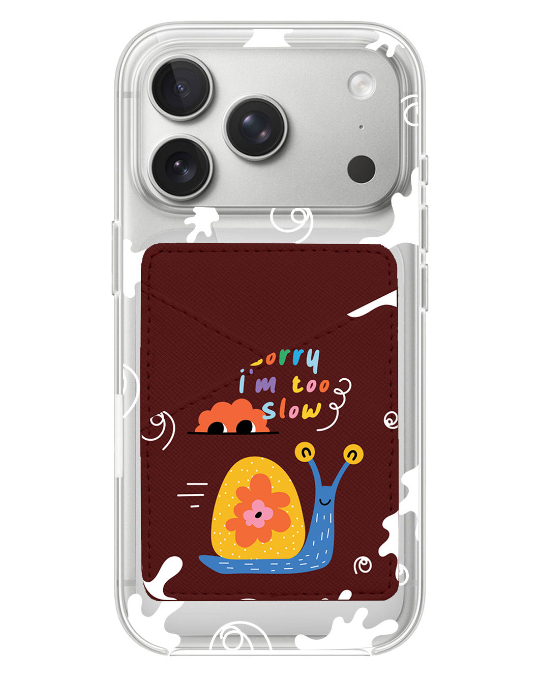 iPhone Phone Wallet Case - Sorry Being Slow