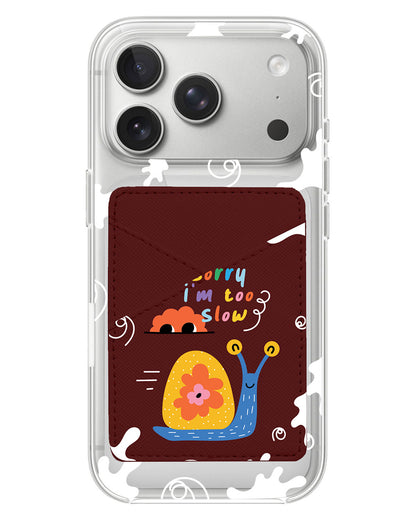 iPhone Phone Wallet Case - Sorry Being Slow