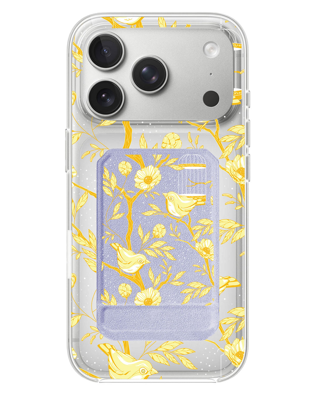 iPhone Magnetic Multifold Wallet - Lovebird Monochrome 2.0