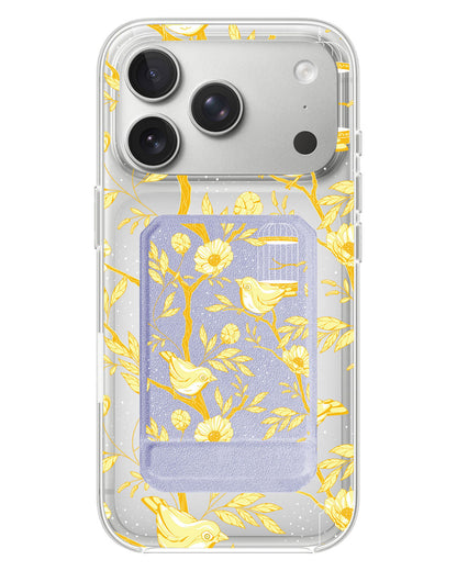 iPhone Magnetic Multifold Wallet - Lovebird Monochrome 2.0