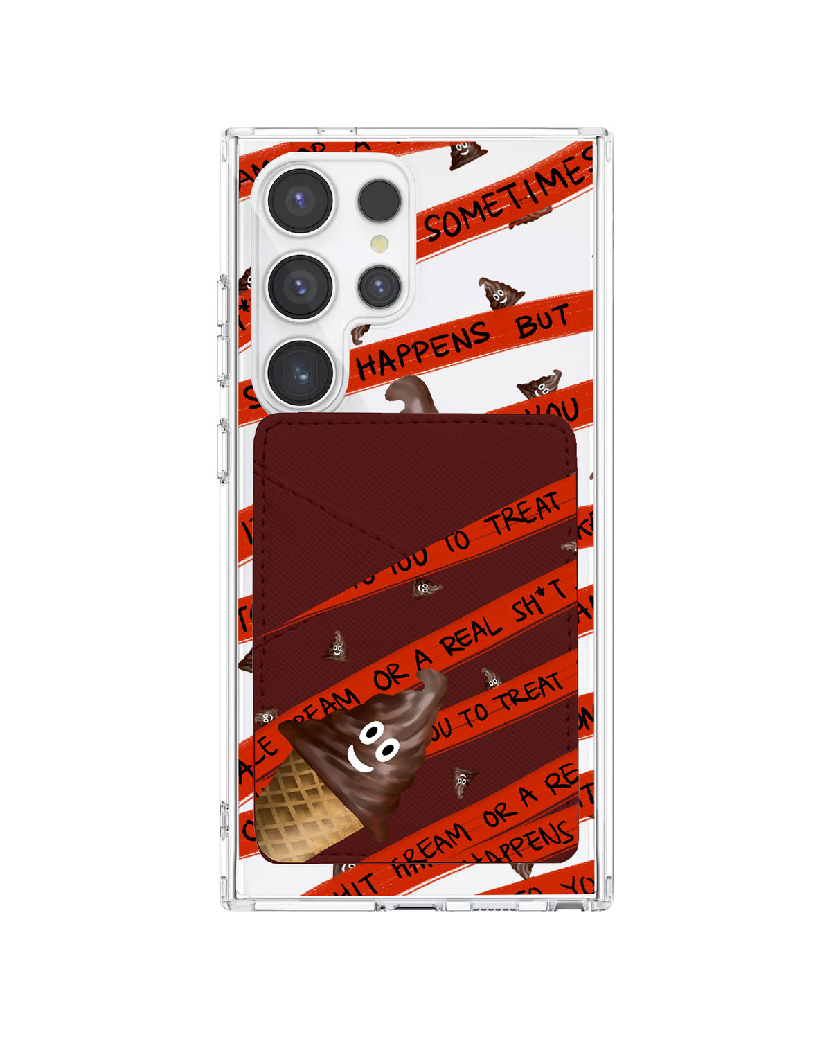 Android Phone Wallet Case - Oh..Shit Happens