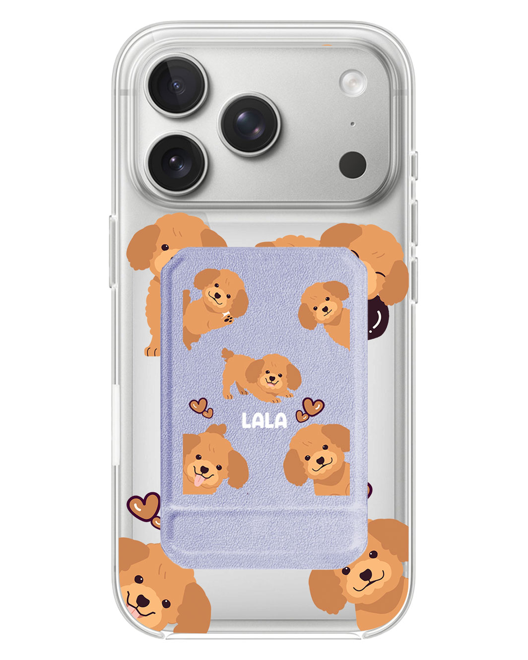 iPhone Magnetic Multifold Wallet - Poodle Squad 1.0