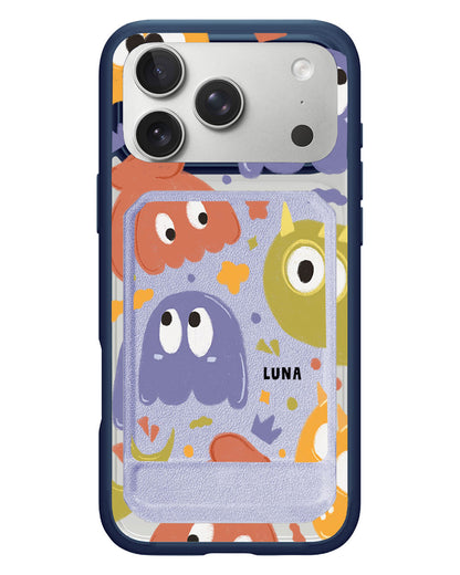 iPhone Magnetic Multifold Wallet - Cute Monster 1.0