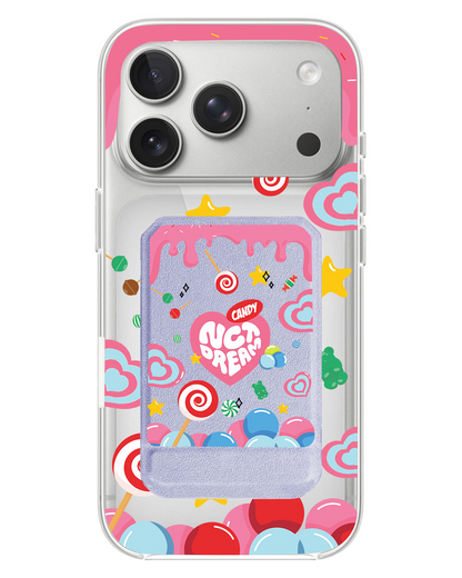 iPhone Magnetic Multifold Wallet - NCT Dream Candy PINK