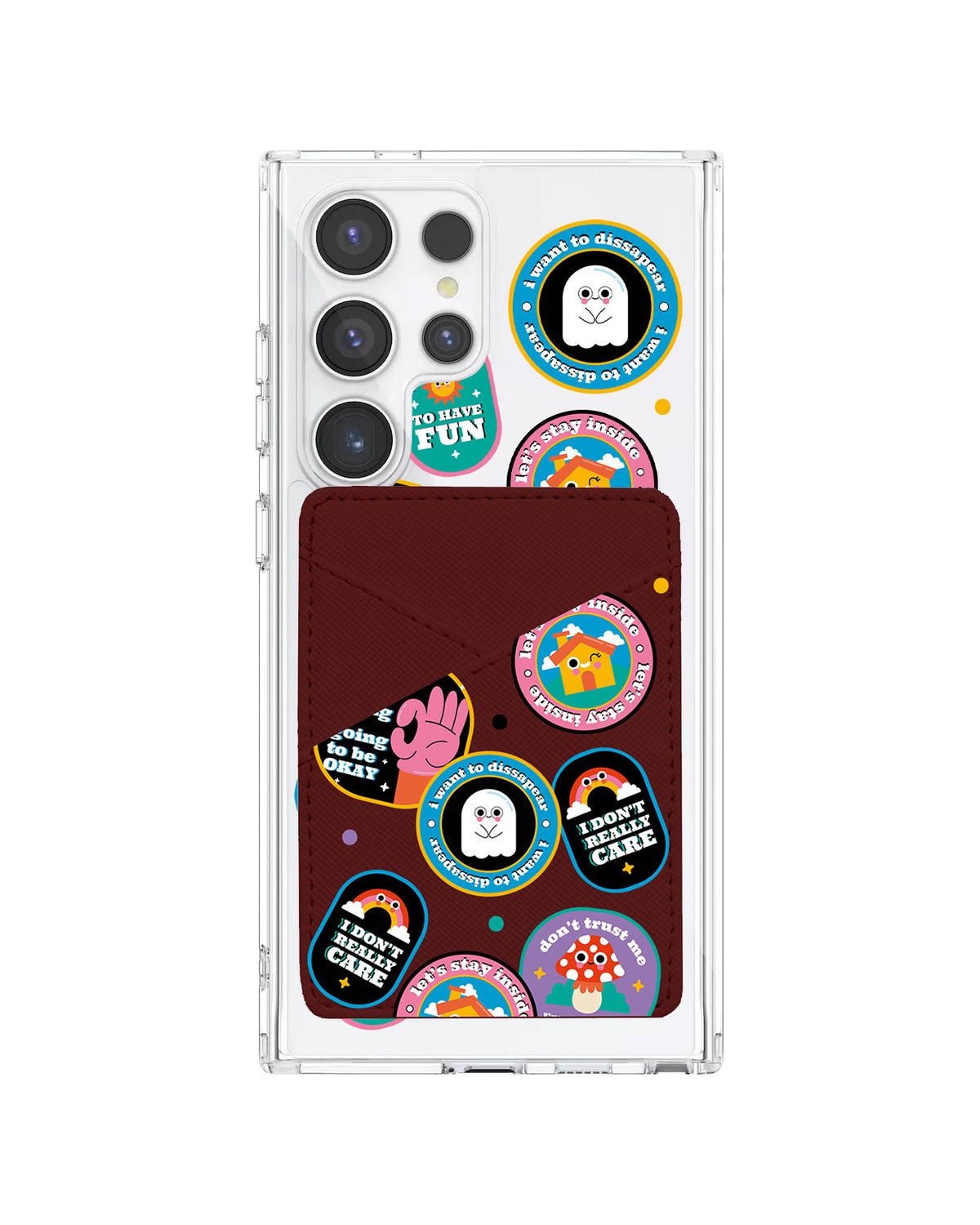 Android Phone Wallet Case - Monster Sticker Pack