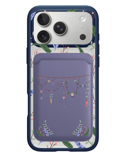 iPhone Magnetic Wallet Case - Bohemian