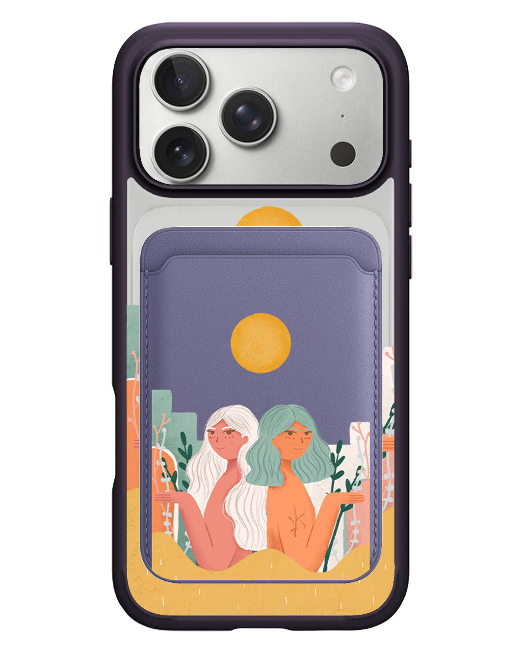 iPhone Magnetic Wallet Case - We're Beautiful