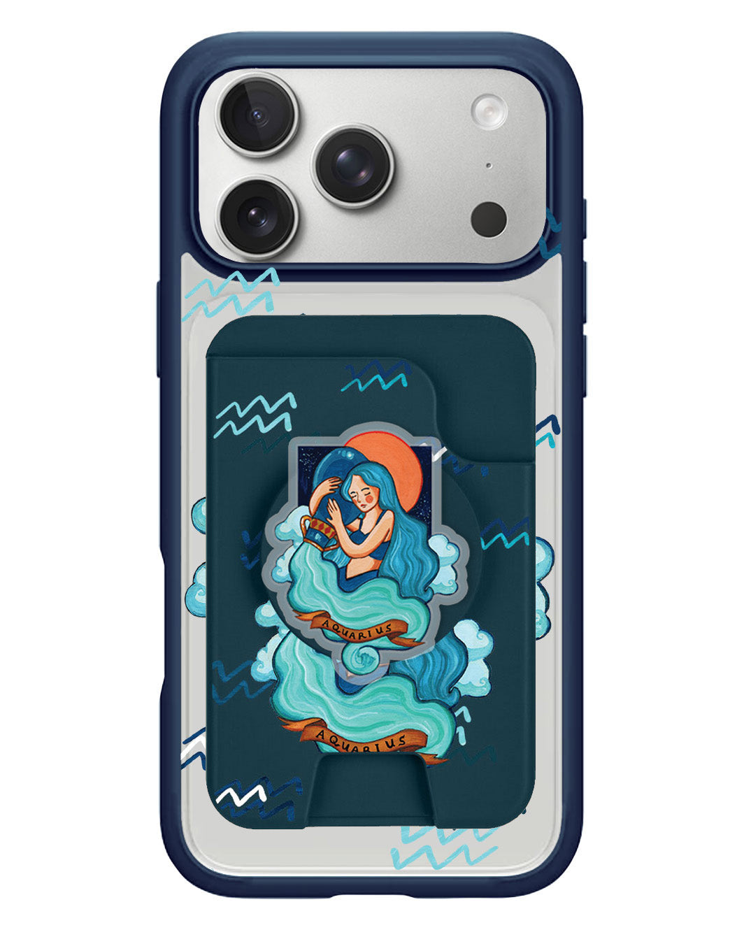 iPhone Magpop Wallet - Aquarius