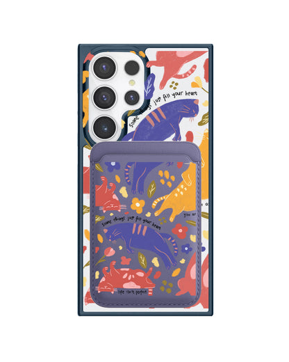 Android Magnetic Wallet Case - Pet Lovers