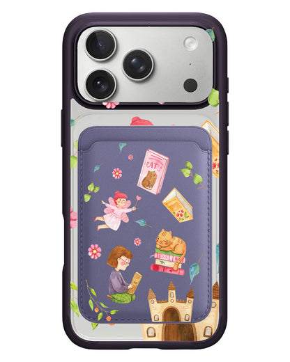 iPhone Magnetic Wallet Case - Fairy Cat