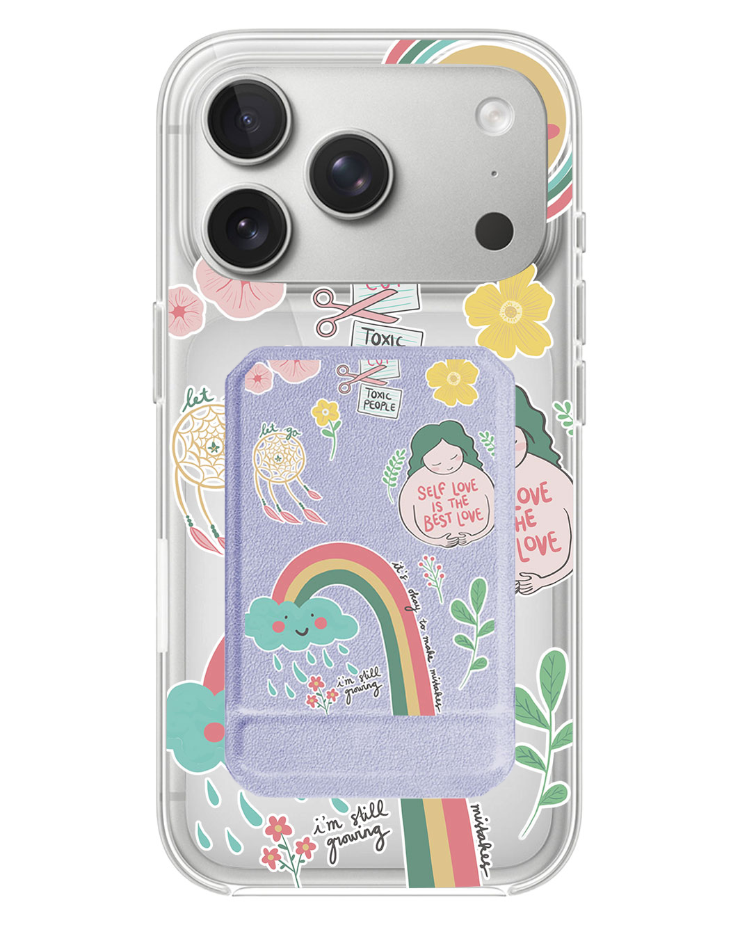 iPhone Magnetic Multifold Wallet - Self Love
