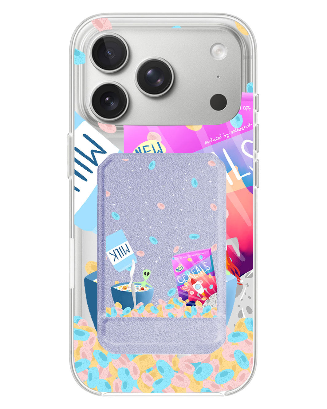 iPhone Magnetic Multifold Wallet - Cerealiens