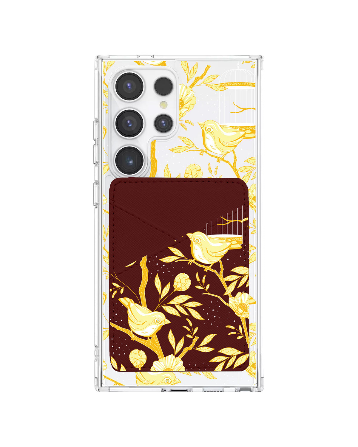 Android Phone Wallet Case - Lovebird Monochrome 2.0