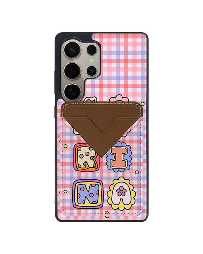 Android Avant Wallet Case - Adorable Monogram 2.0