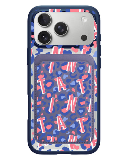 iPhone Magnetic Wallet Case - Leopard Monogram 1.0