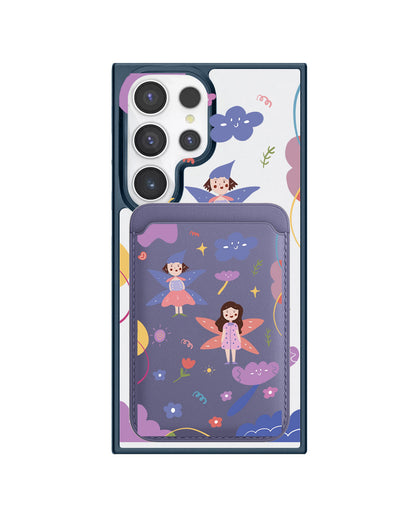 Android Magnetic Wallet Case - Fairy Pattern
