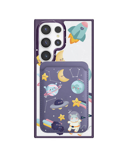 Android Magnetic Wallet Case - Galaxy (Artevefact)