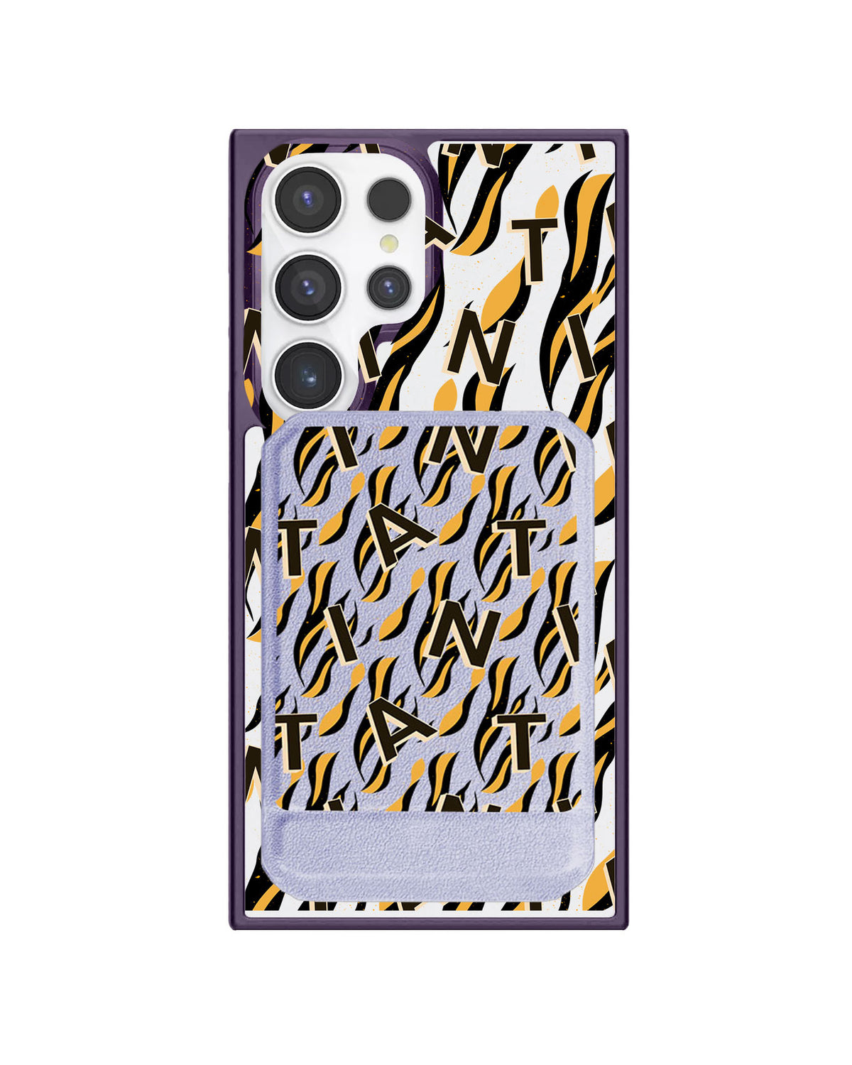 Android Magnetic Multifold Wallet - Tiger Monogram 1.0