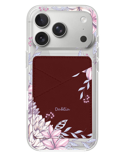 iPhone Phone Wallet Case - Dahlia