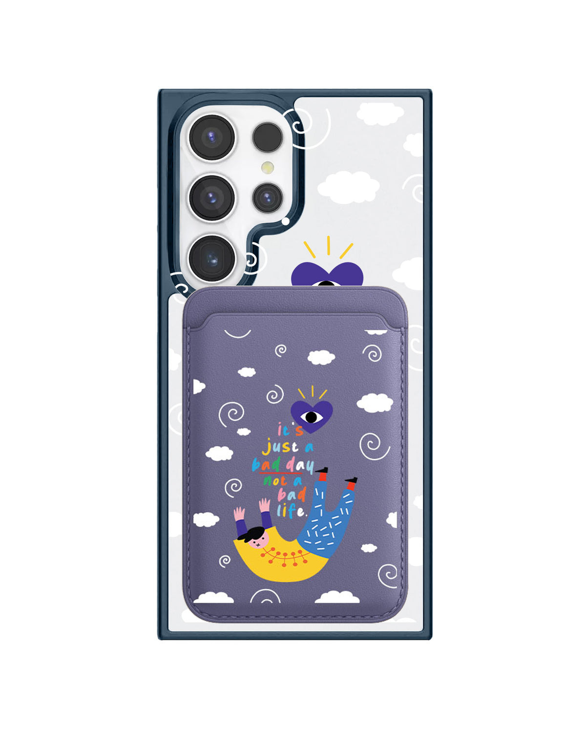 Android Magnetic Wallet Case - Bad Day
