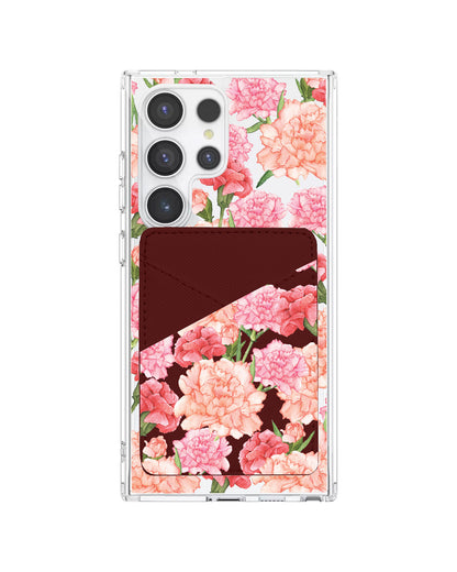 Android Phone Wallet Case - January Carnation