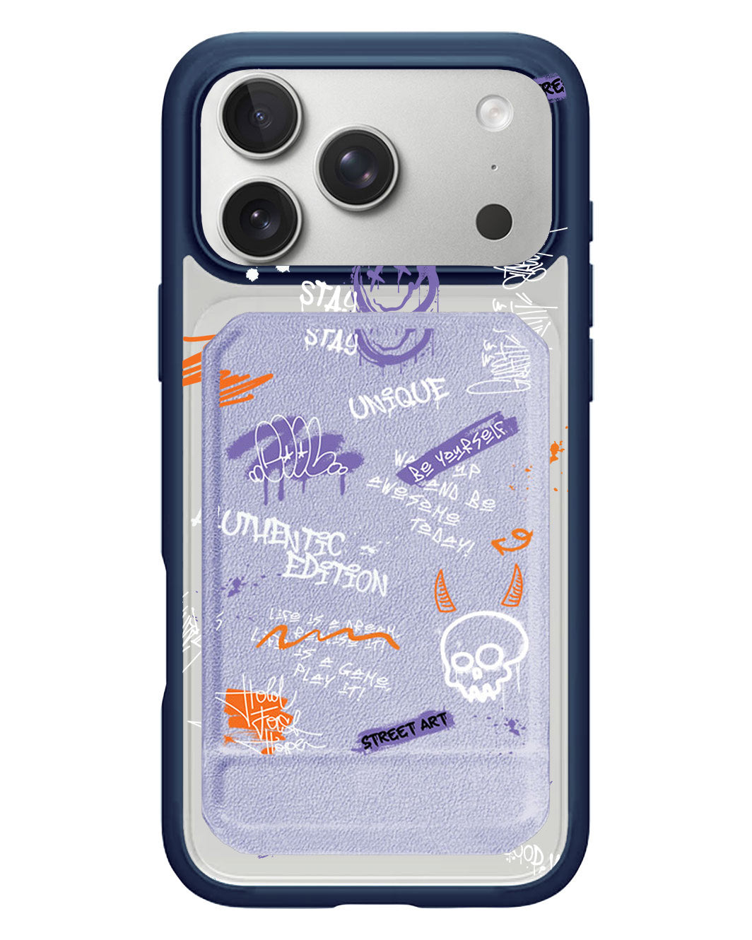 iPhone Magnetic Multifold Wallet - Graffiti