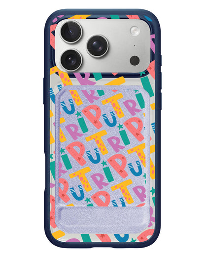 iPhone Magnetic Multifold Wallet - Playful Monogram 4.0