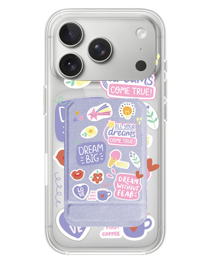 iPhone Magnetic Multifold Wallet - Dream Sticker Pack