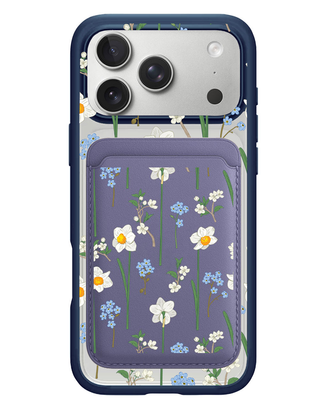 iPhone Magnetic Wallet Case - December Narcissus