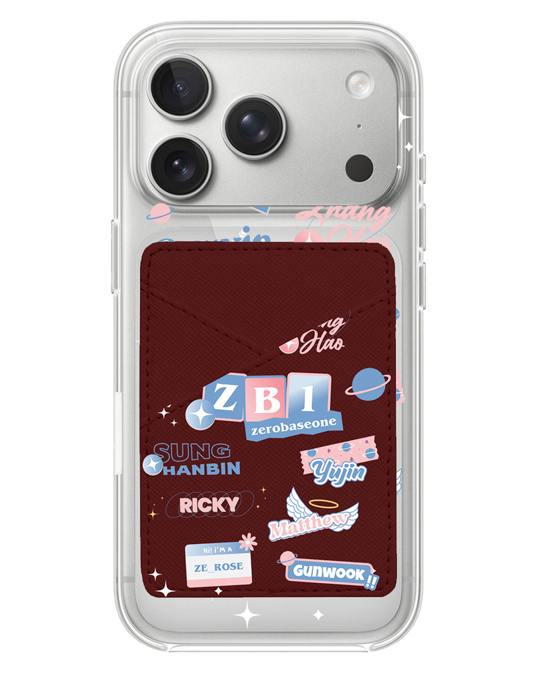 iPhone Phone Wallet Case - Zerobaseone Members