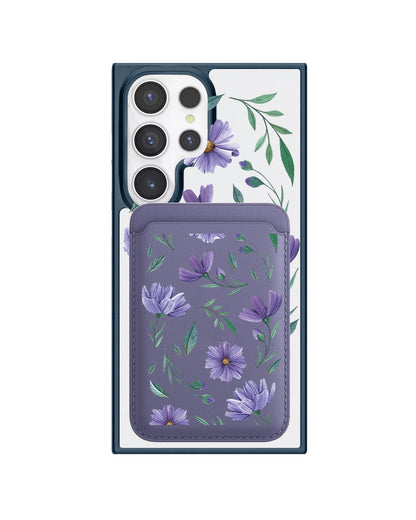 Android Magnetic Wallet Case - February Violet