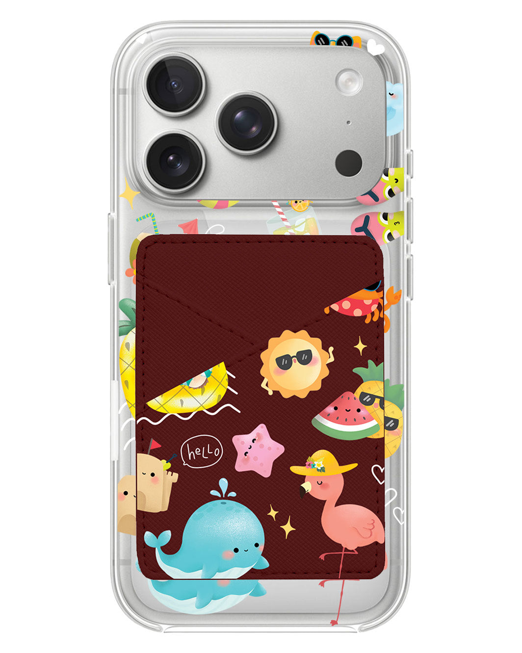iPhone Phone Wallet Case - Summer
