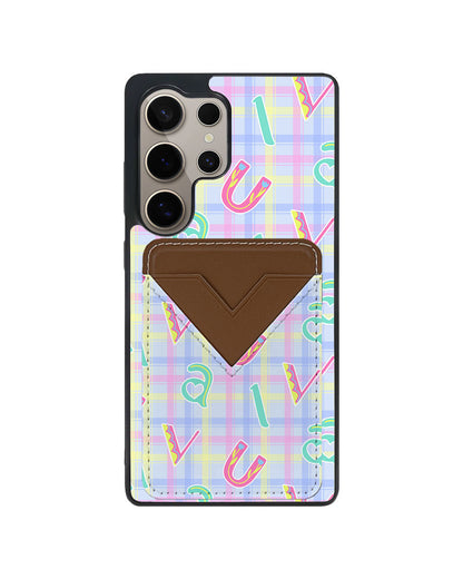 Android Avant Wallet Case - Playful Monogram 6.0
