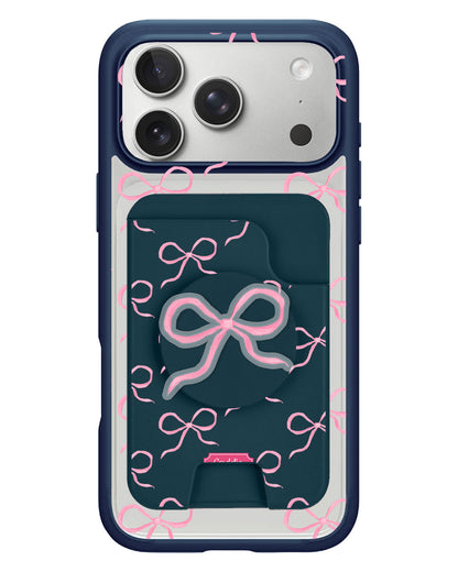 iPhone Magpop Wallet - Coquette Pink Bow