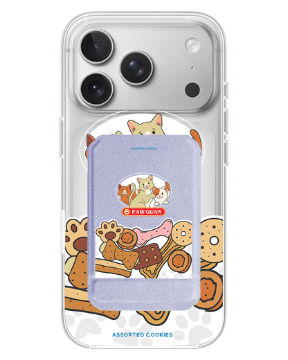 iPhone Magnetic Multifold Wallet - Pawguan Cat
