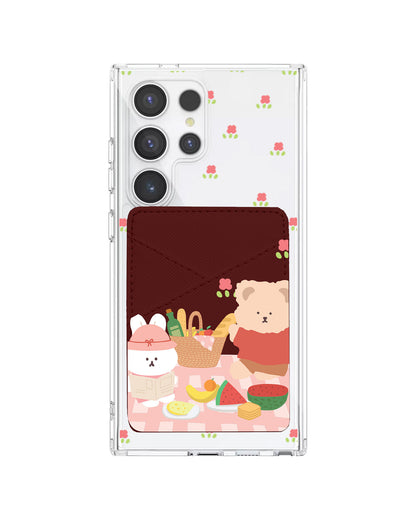 Android Phone Wallet Case - Picnic Pink