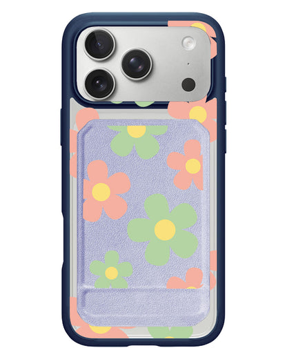 iPhone Magnetic Multifold Wallet - Daisy Spring