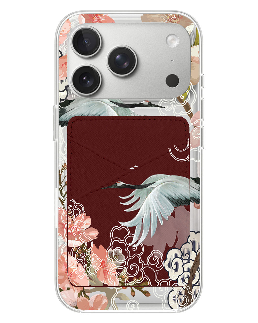 iPhone Phone Wallet Case - Oil Painting Birds