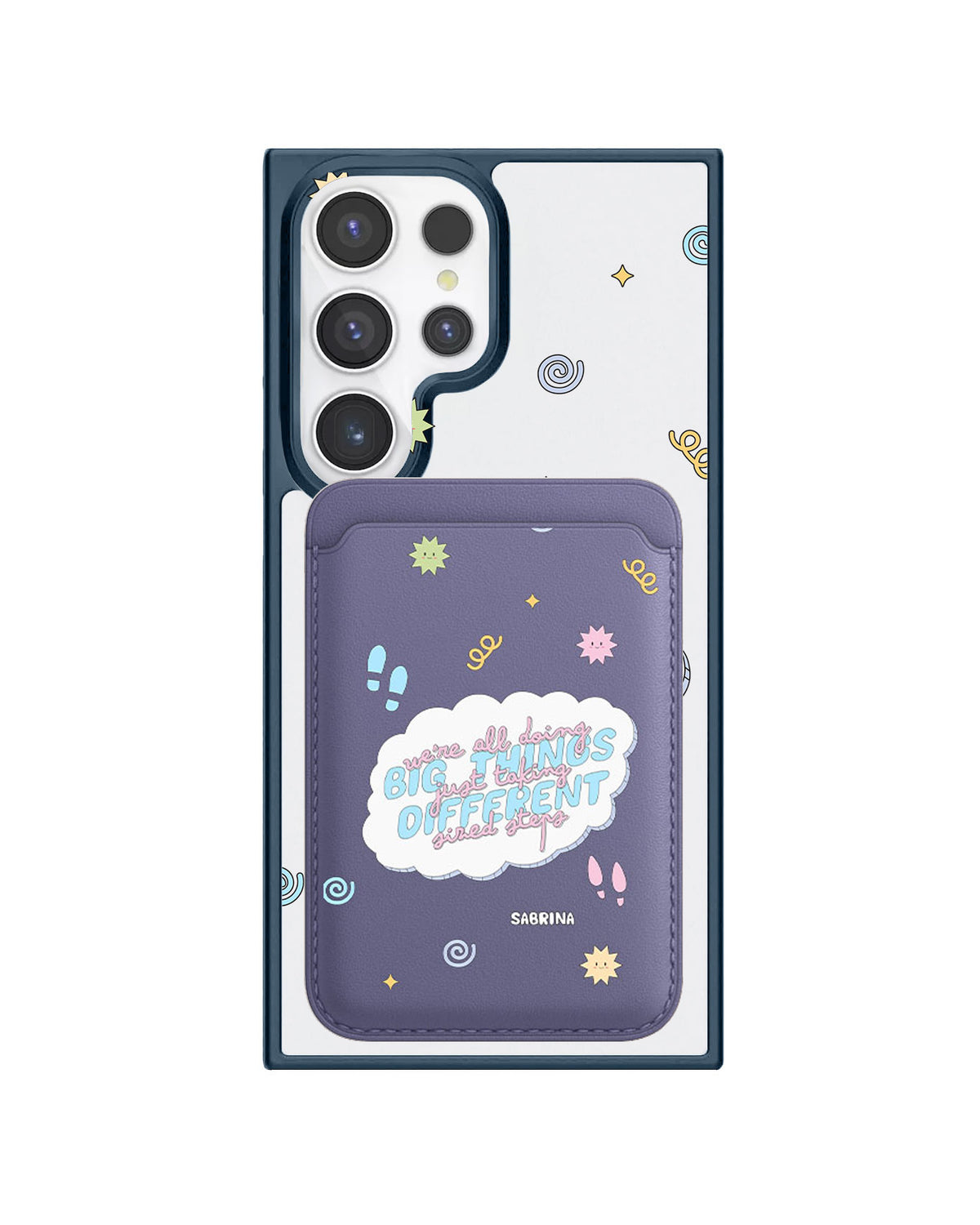 Android Magnetic Wallet Case - Different Steps