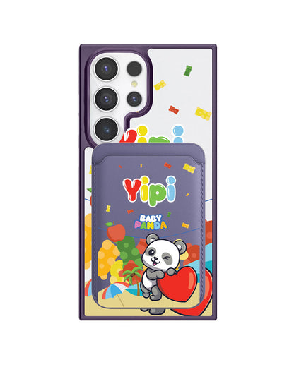 Android Magnetic Wallet Case - Yipi Baby Panda